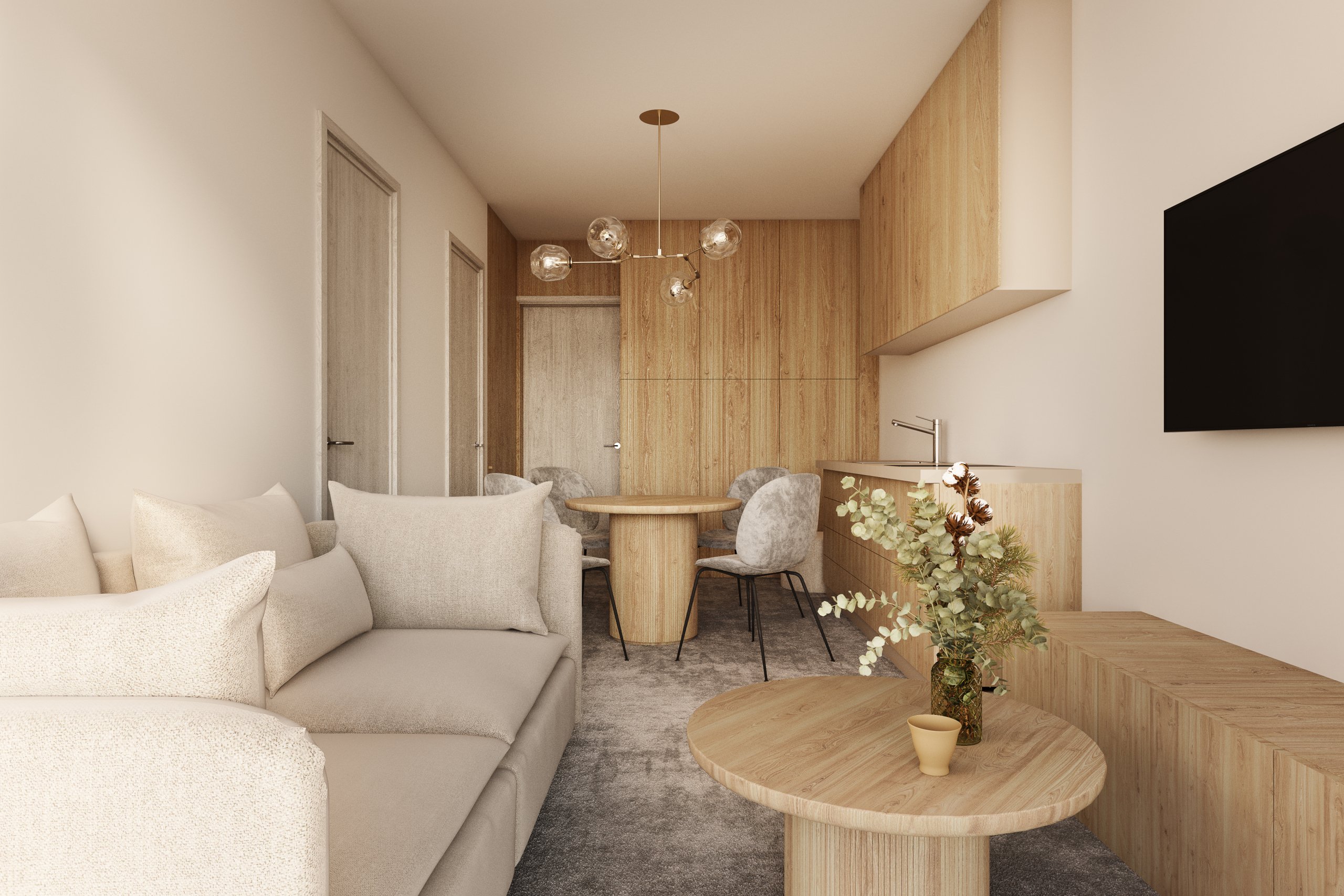 Projekt Meridien, na predaj investičný apartmán v srdci Liptova, Ilianovo