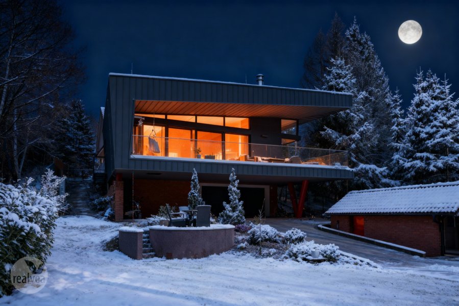 Na predaj moderná rodinná vila pod Chopkom, ukrytá v korunách stromov, Nízke Tatry