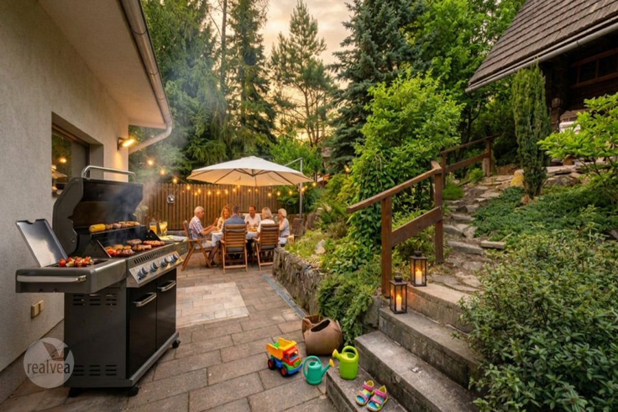 Na predaj moderná rodinná vila pod Chopkom, ukrytá v korunách stromov, Nízke Tatry