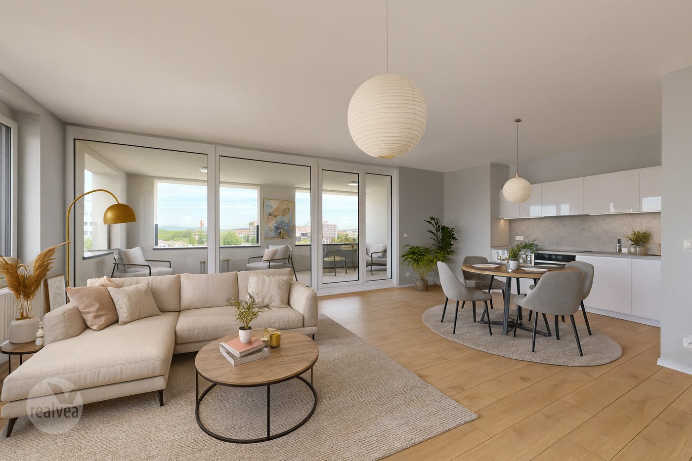 Na predaj 3 izbové byty s veľkorysou loggiou v modernej novostavbe a nadštandardom v cene, Poprad