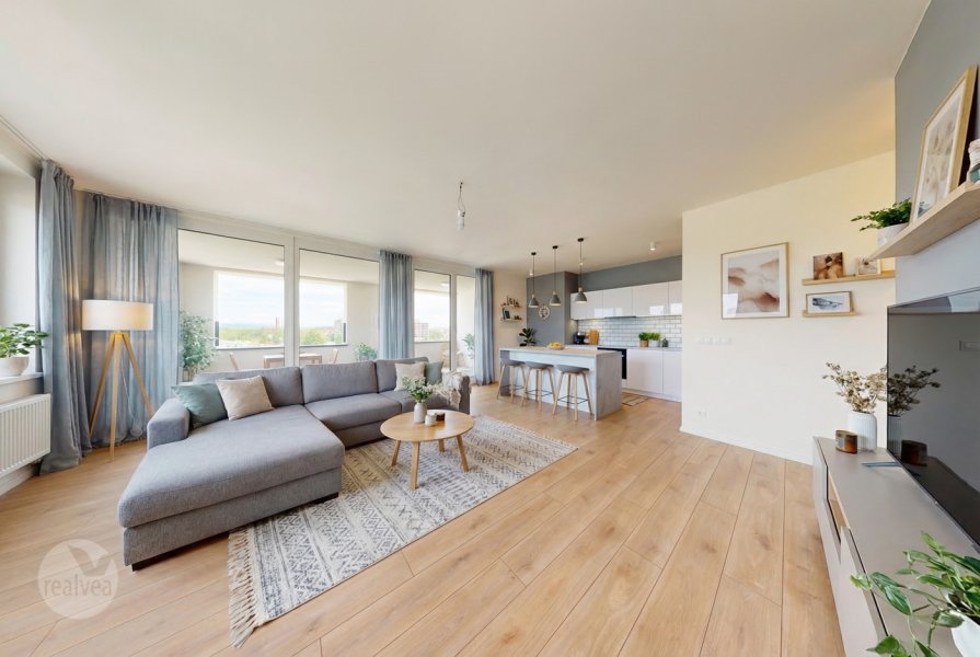 Na predaj 3 izbové byty s veľkorysou loggiou v modernej novostavbe a nadštandardom v cene, Poprad