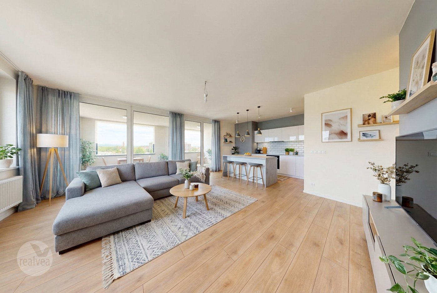 Na predaj 3 izbové byty s veľkorysou loggiou v modernej novostavbe a nadštandardom v cene, Poprad