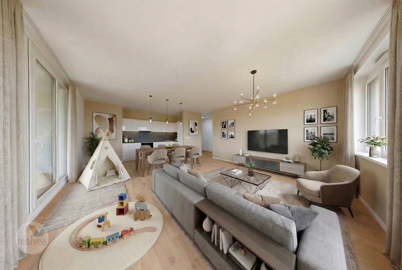 Na predaj 3 izbové byty s veľkorysou loggiou v modernej novostavbe a nadštandardom v cene, Poprad