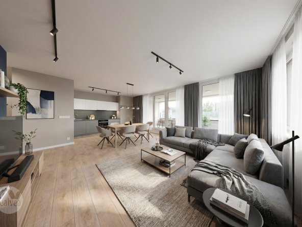 Na predaj 3 izbové byty s veľkorysou loggiou v modernej novostavbe a nadštandardom v cene, Poprad