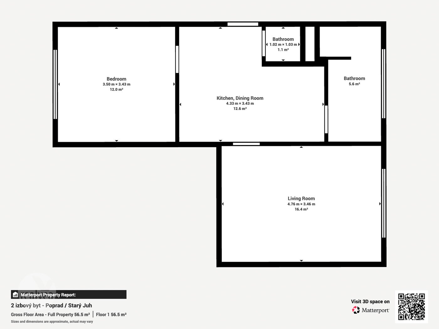 Na predaj 2 izbový byt na bývanie alebo ako investícia - Poprad / Starý Juh