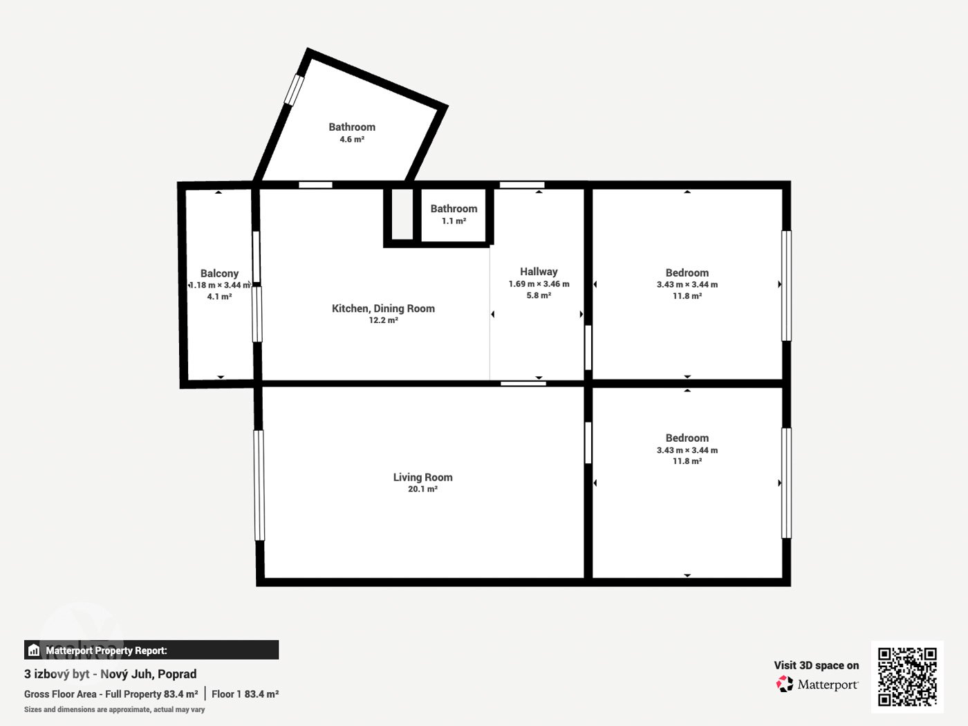 Na predaj 3 izbový byt s výhľadom na Tatry - Poprad, Nový Juh