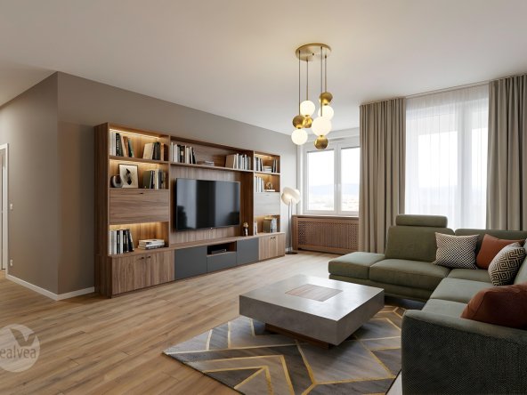 Na predaj 3 izbový byt s výhľadom na Vysoké Tatry - Karpatská Residence, Poprad