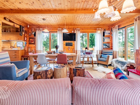 Na predaj exkluzívny chalet pri golfe, Veľká Lomnica, Vysoké Tatry