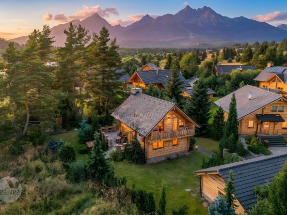 Na predaj exkluzívny chalet pri golfe, Veľká Lomnica, Vysoké Tatry