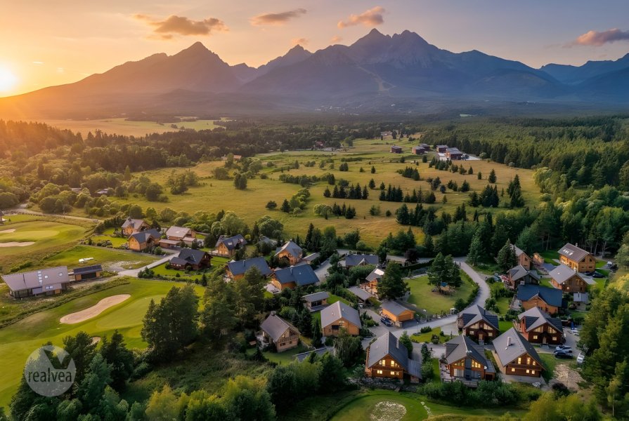 Na predaj exkluzívny chalet pri golfe, Veľká Lomnica, Vysoké Tatry