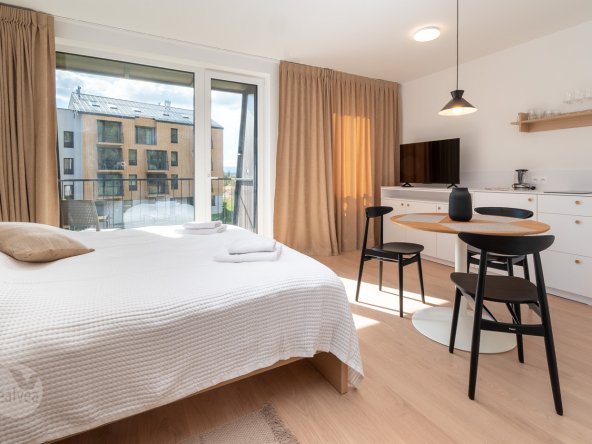 Na predaj investičný apartmán v Gerlach Rezorte s hotelovým programom, Vysoké Tatry