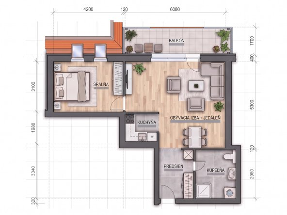 Na predaj 2 izbový apartmán - Residence Lesná, v srdci Vysokých Tatier